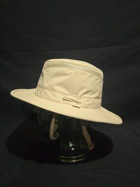 Tilley LTM5 Men's Airflo Slim Sun Hat - Light Stone - Sz 7 1/2